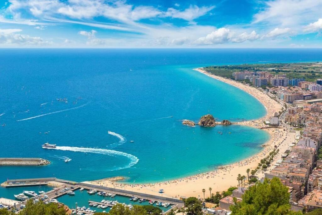 Alegre Apto Con Piscina, A 300M De La Playa. Blanes Extérieur photo